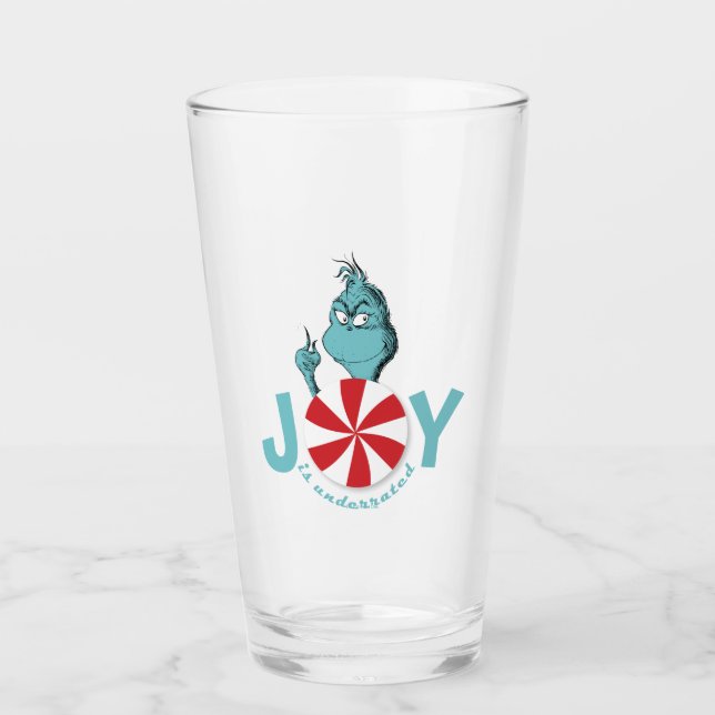 Grinch | Joy is Underrated Glass (Front)