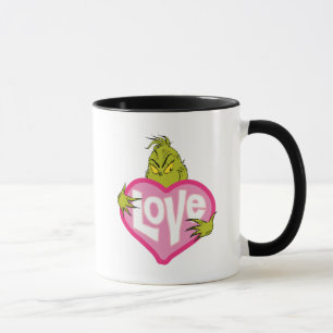 Grinch   Love Pink Heart Mug