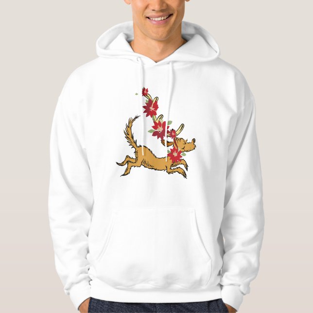 Grinch | Max Christmas Pointsettia Hoodie (Front)