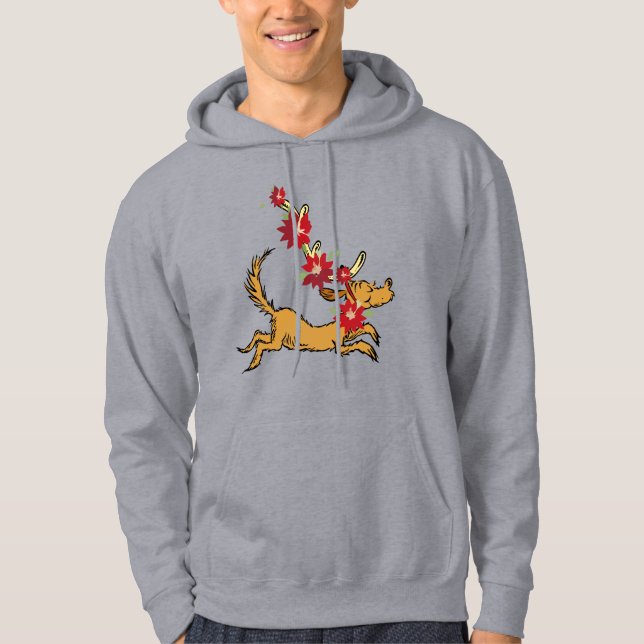 Grinch | Max Christmas Pointsettia Hoodie (Front)