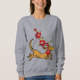 Grinch Max Christmas Pointsettia Sweatshirt