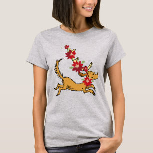 Grinch   Max Christmas Pointsettia T-Shirt