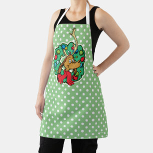 Grinch   Max Christmas Wreath Apron