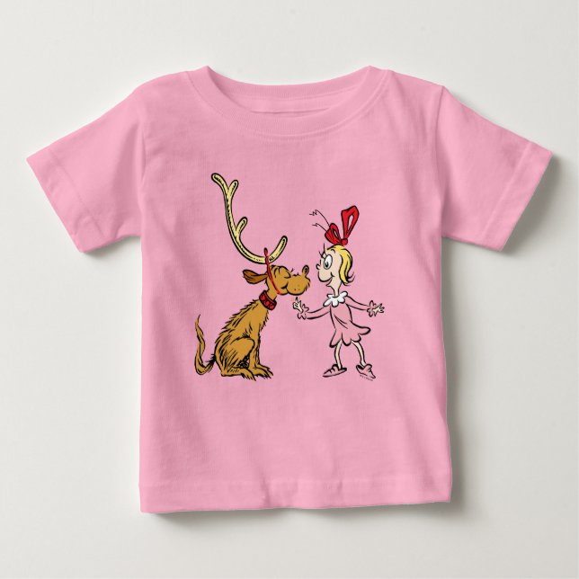 Grinch | Max & Cindy Lou Who Baby T-Shirt (Front)