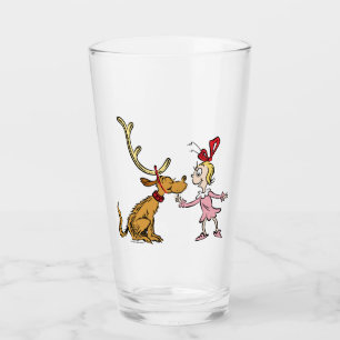 Grinch   Max & Cindy Lou Who Glass