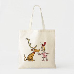 Grinch   Max & Cindy Lou Who Tote Bag