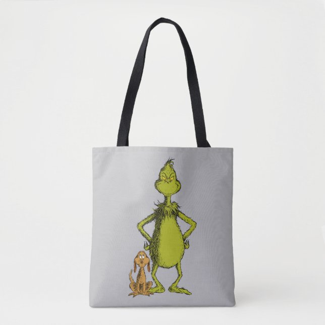 Grinch | Max & Grinch Stance Tote Bag (Front)