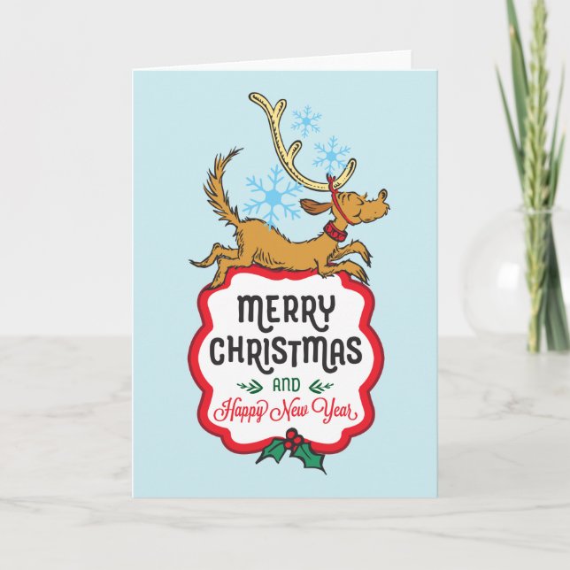 Grinch | Max - Happy New Year Holiday Card (Front)