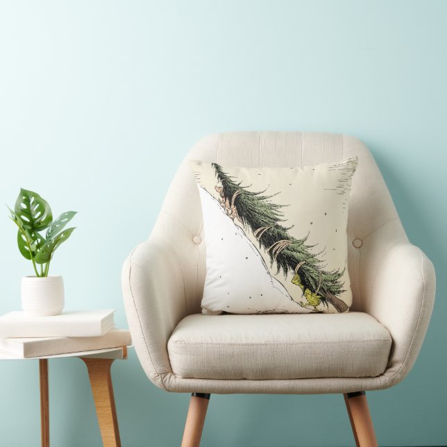 Grinch & Max Return the Christmas Tree Cushion (Chair)