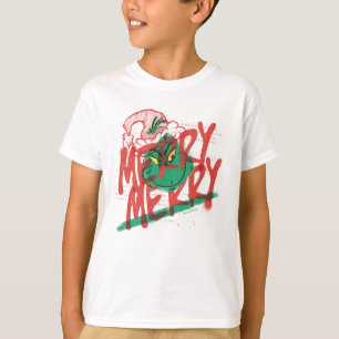 Grinch Merry Merry Grunge Graphic T-Shirt