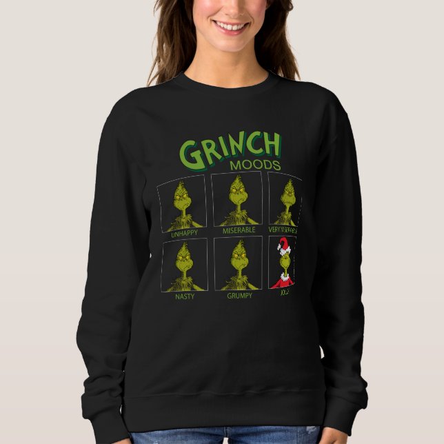 Grinch | Moods Chart Christmas Edition Sweatshirt (Front)