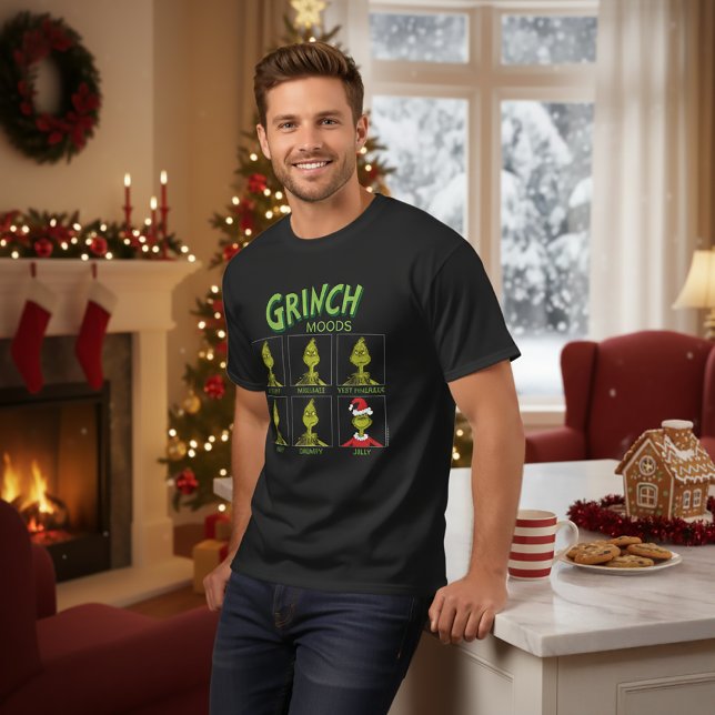 Grinch | Moods Chart Christmas Edition T-Shirt (Creator Uploaded)
