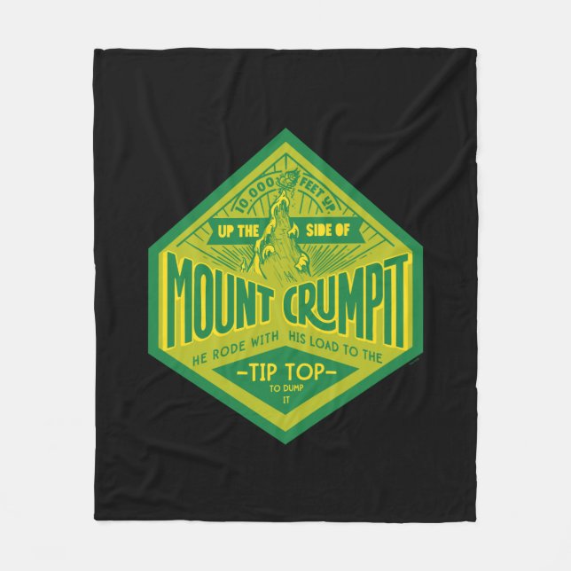 Grinch | Mount Crumpit Fleece Blanket (Front)