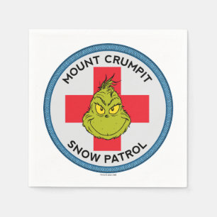 Grinch   Mt. Crumpit Snow Patrol Napkin