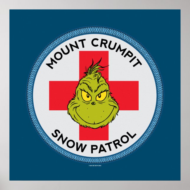 Grinch | Mt. Crumpit Snow Patrol Poster (Front)