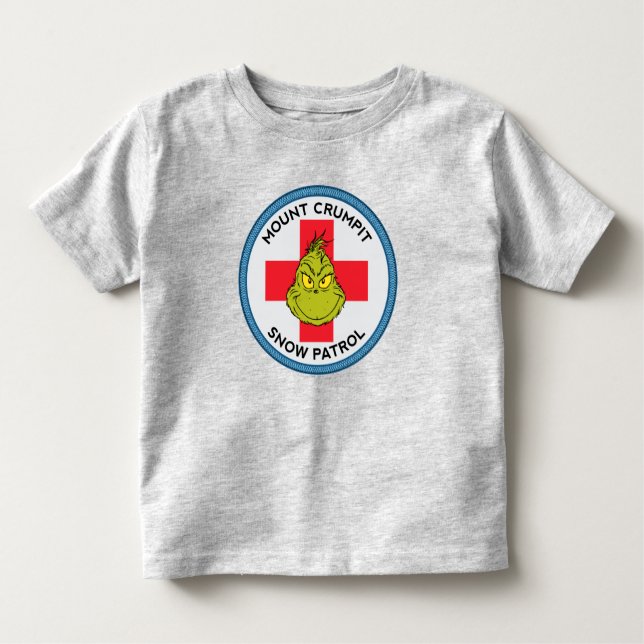 Grinch | Mt. Crumpit Snow Patrol Toddler T-Shirt (Front)
