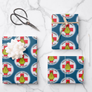 Grinch   Mt. Crumpit Snow Patrol Wrapping Paper Sheet