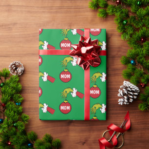 Grinch   Mum Wrapping Paper