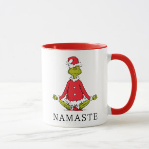 Grinch   Namaste Santa Claus Mug