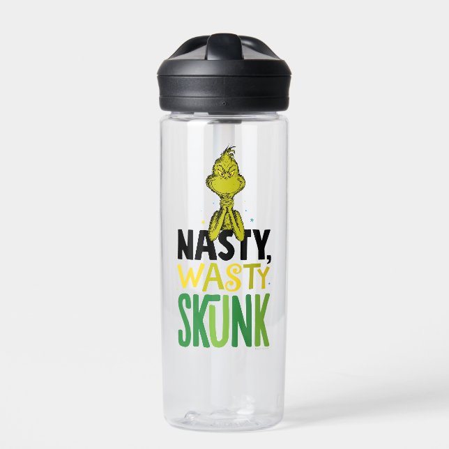 Grinch | Nasty Wasty Skunk Water Bottle (Front)