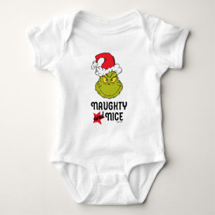 Grinch   Naughty and Nice Baby Bodysuit