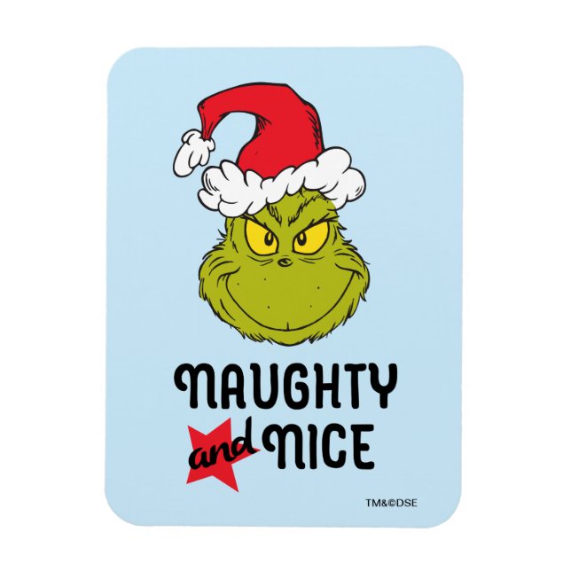 Grinch | Naughty and Nice Magnet (Vertical)