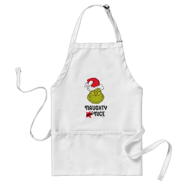 Grinch | Naughty and Nice Standard Apron (Front)