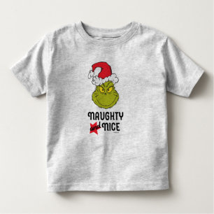 Grinch   Naughty and Nice Toddler T-Shirt