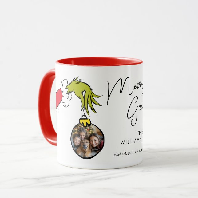 Grinch | Personalised Ornament Mug (Front Left)