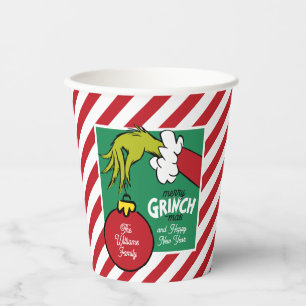 Grinch   Personalised Ornament Paper Cups