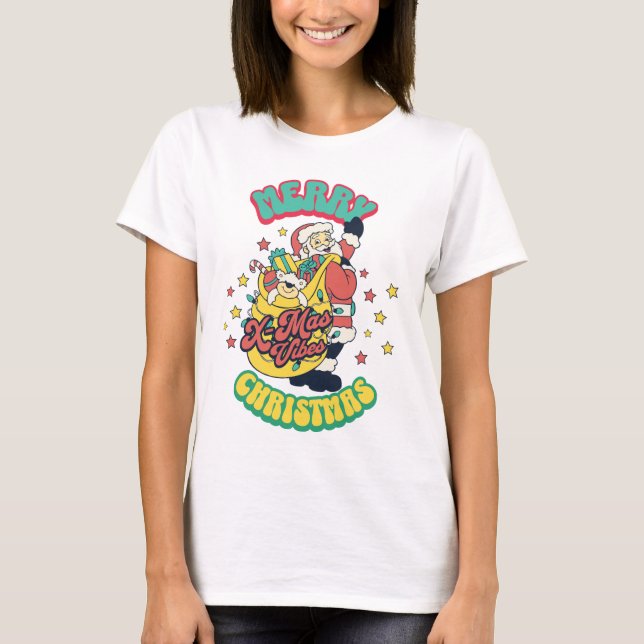 Grinch Season Christmas Spirit T-Shirt (Front)