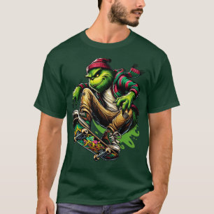 Grinch sk8 design T-Shirt