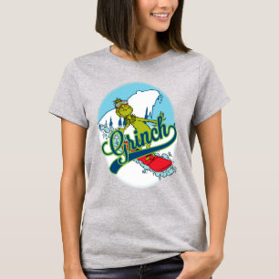 Grinch Snowboarding T-Shirt