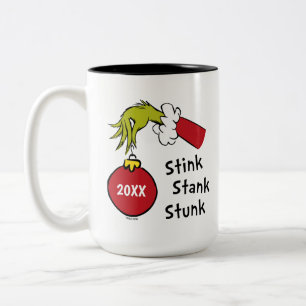 Grinch   Stink Stank Stunk Two-Tone Coffee Mug