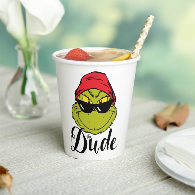 Grinch | The Dude Paper Cups (Insitu)