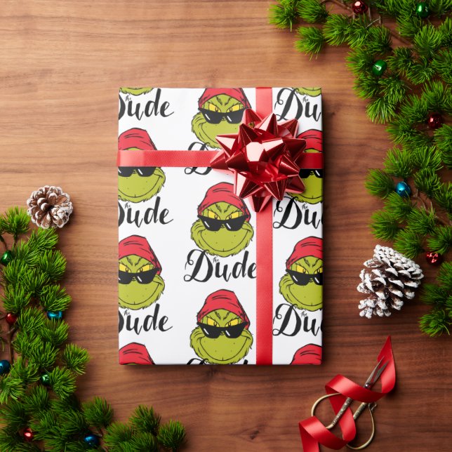Grinch | The Dude Wrapping Paper (Holiday Gift)