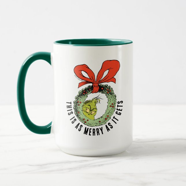 Grinch | This Is As Merry As It Gets Mug (Left)