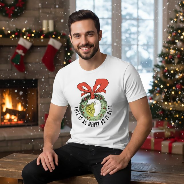 Grinch | This Is As Merry As It Gets Tri-Blend Shirt (Creator Uploaded)