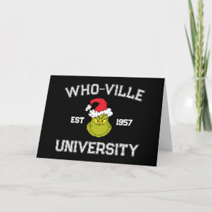 Grinch   Who-ville University Est 1957 Card