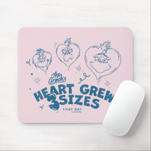 Grinch's Heart Grew 3 Sizes Mouse Pad