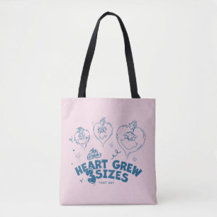 Grinch's Heart Grew 3 Sizes Tote Bag