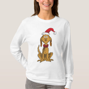 Grinch's Max   Santa Claus Hat T-Shirt