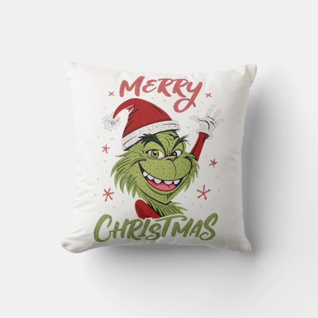"Grinchy Christmas P Cushion (Front)