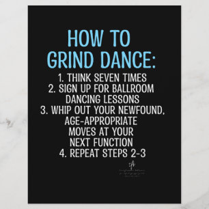 Grind Dancing Tutorial - NOT! Flyer