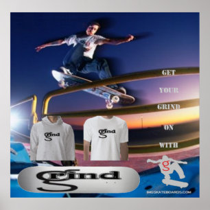 Grind Poster from I'm G Skateboards