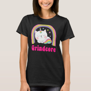 Grindcore Shirts Sarcastic Retro Unicorn Grindcore