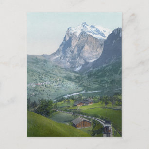 Grindelwald and Wetterhorn Postcard