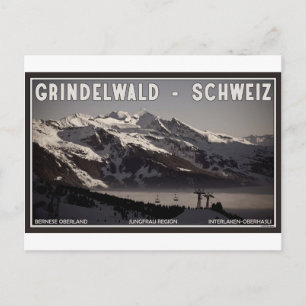 Grindelwald Fog Postcard