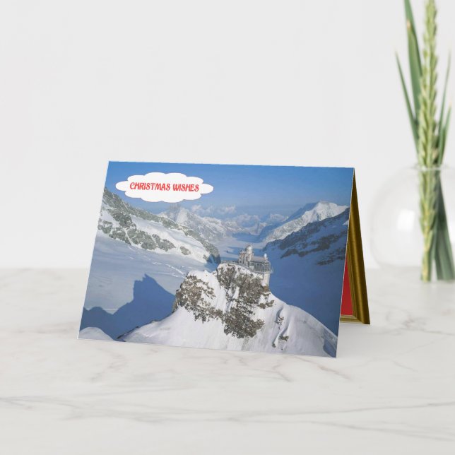 Grindelwald, Jungfraujoch Holiday Card (Front)