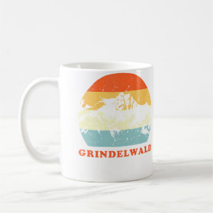 Grindelwald Swiss Vintage Mountain Lovers Vacation Coffee Mug